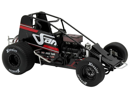 Winged Sprint Car #14 Spencer Bayston "Four CCCC's Construction - Sander" Jason Meyers Racing (2025) 1/18 Diecast Model Car by ACME-DiecastModeler.com