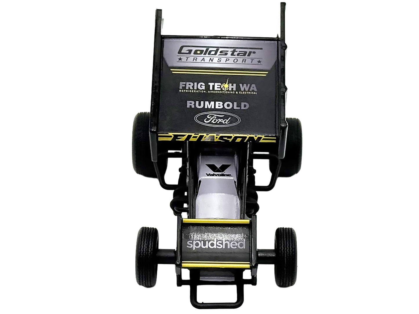 Winged Sprint Car #17 Cory Eliason "Devil Race Karts" Monte Motorsports (2025) 1/50 Diecast Model Car by ACME