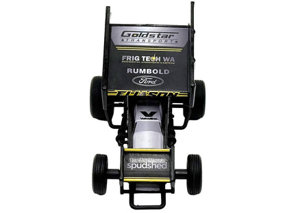 Winged Sprint Car #17 Cory Eliason "Devil Race Karts" Monte Motorsports (2025) 1/50 Diecast Model Car by ACME