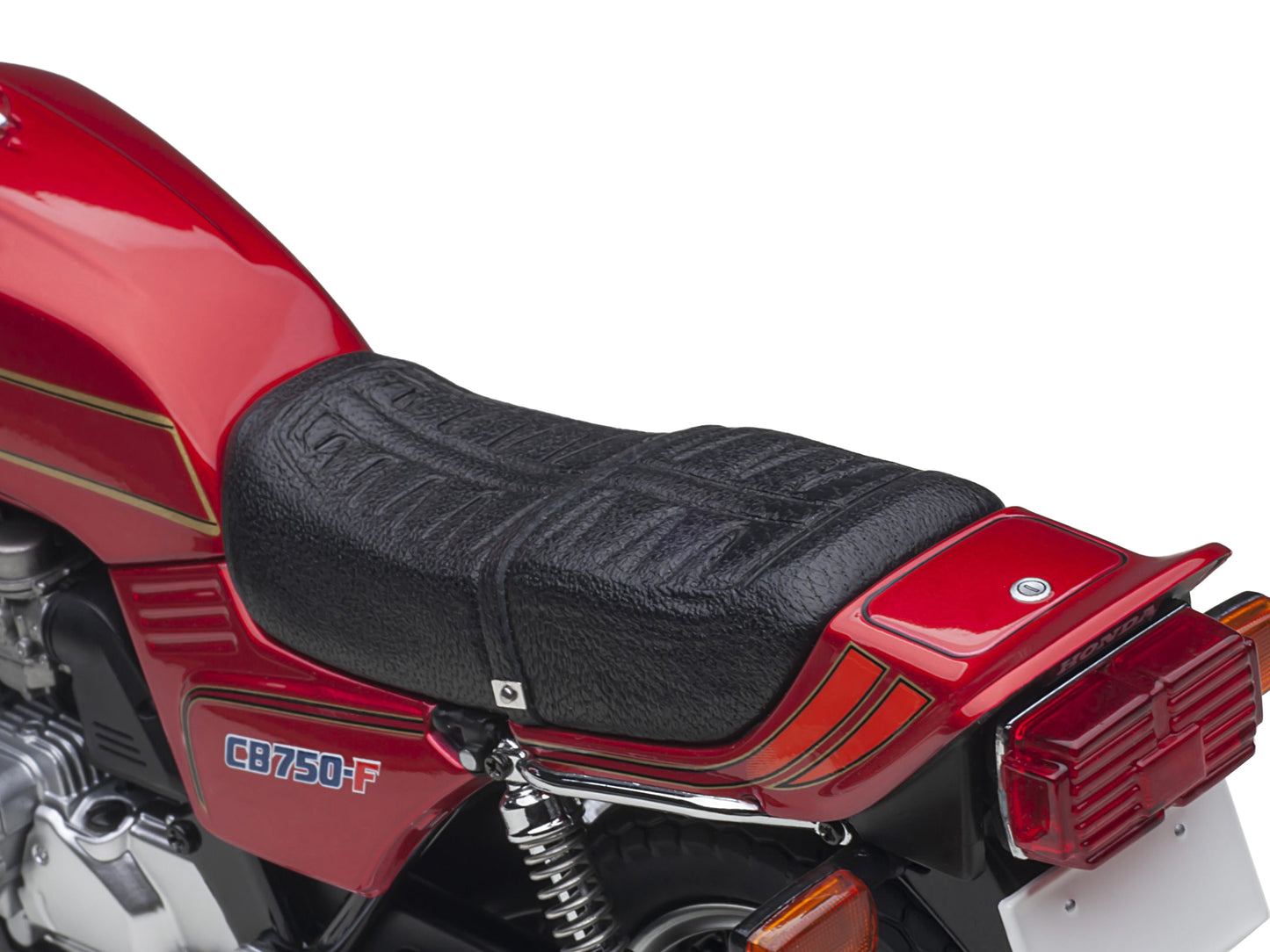 Honda CB750F Motorcycle Red with Helmet "Baribari Legend" (1986) OVA 1/12 Model by Autoart-DiecastModeler.com