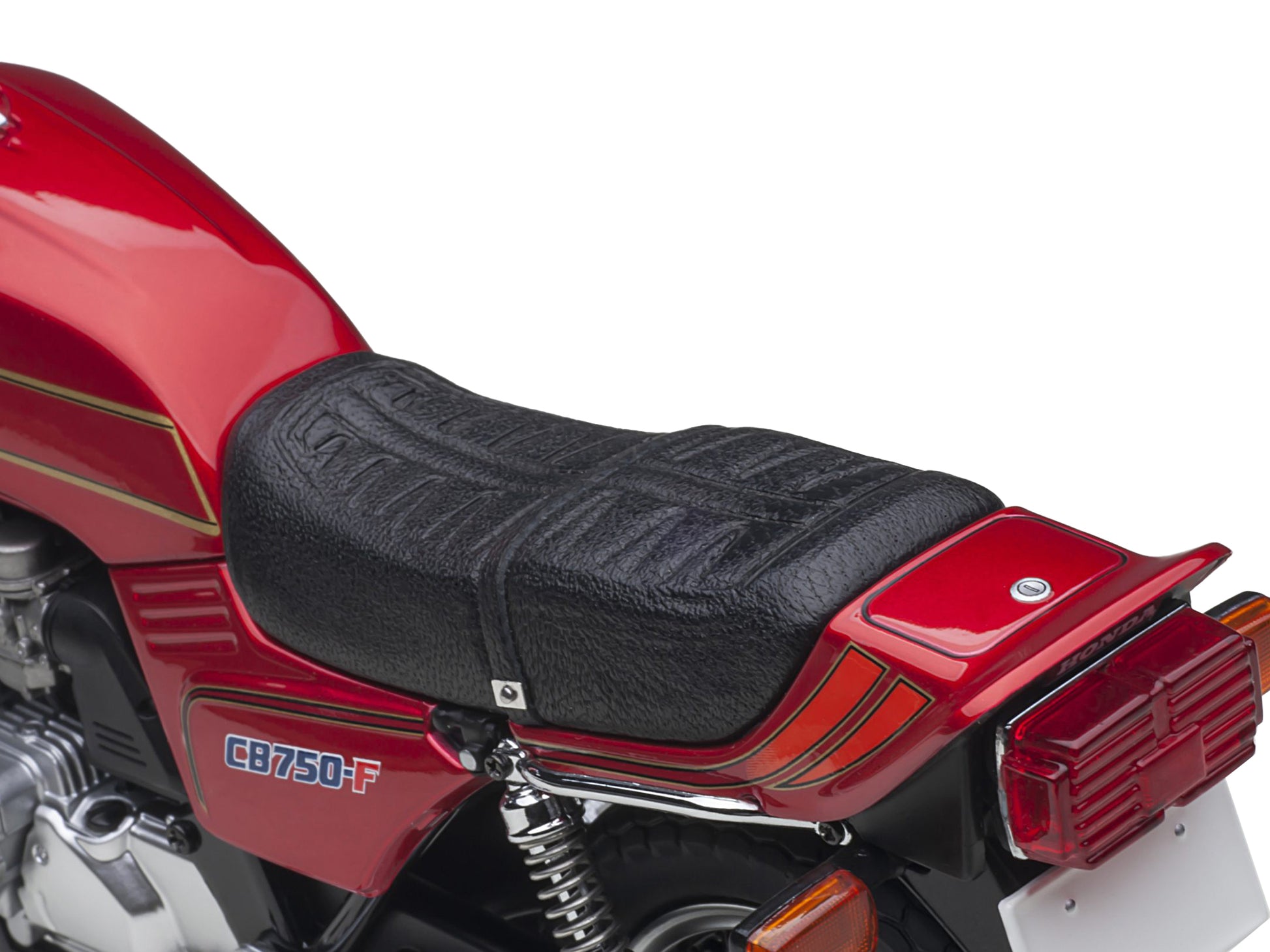 Honda CB750F Motorcycle Red with Helmet "Baribari Legend" (1986) OVA 1/12 Model by Autoart-DiecastModeler.com