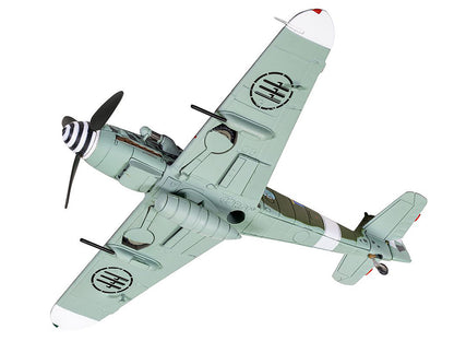 Messerschmitt Me109G-6 (Trop) Fighter Aircraft "Maggiore Antonio Vizzotto 150 Gruppo Gigi Tre Osei Regia Aeronautica Sicily" (July 1943) "The Aviation Archive" Series 1/72 Diecast Model by Corgi-DiecastModeler.com