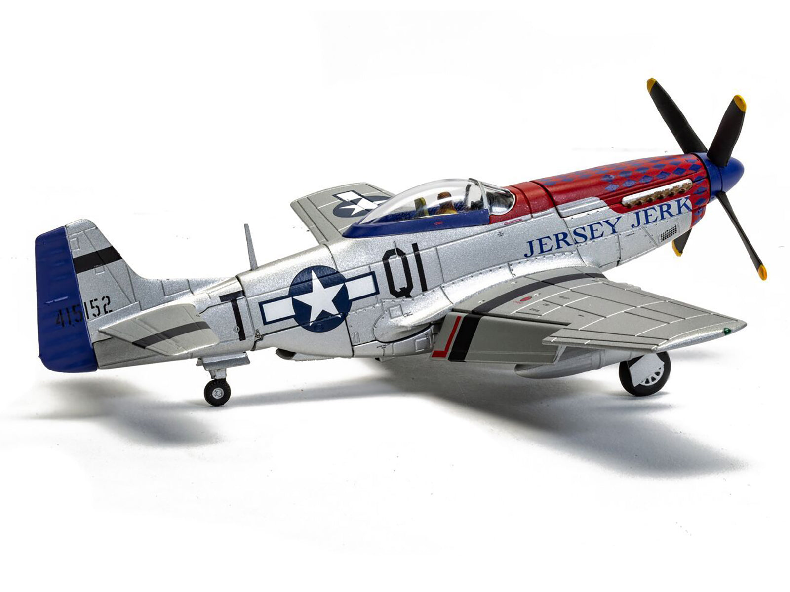 North American P-51D Mustang Aircraft "Jersey Jerk 361st Fighter Squadron Martlesham Heath" United States Army Air Forces "The Aviation Archive" Series 1/72 Diecast Model by Corgi-DiecastModeler.com