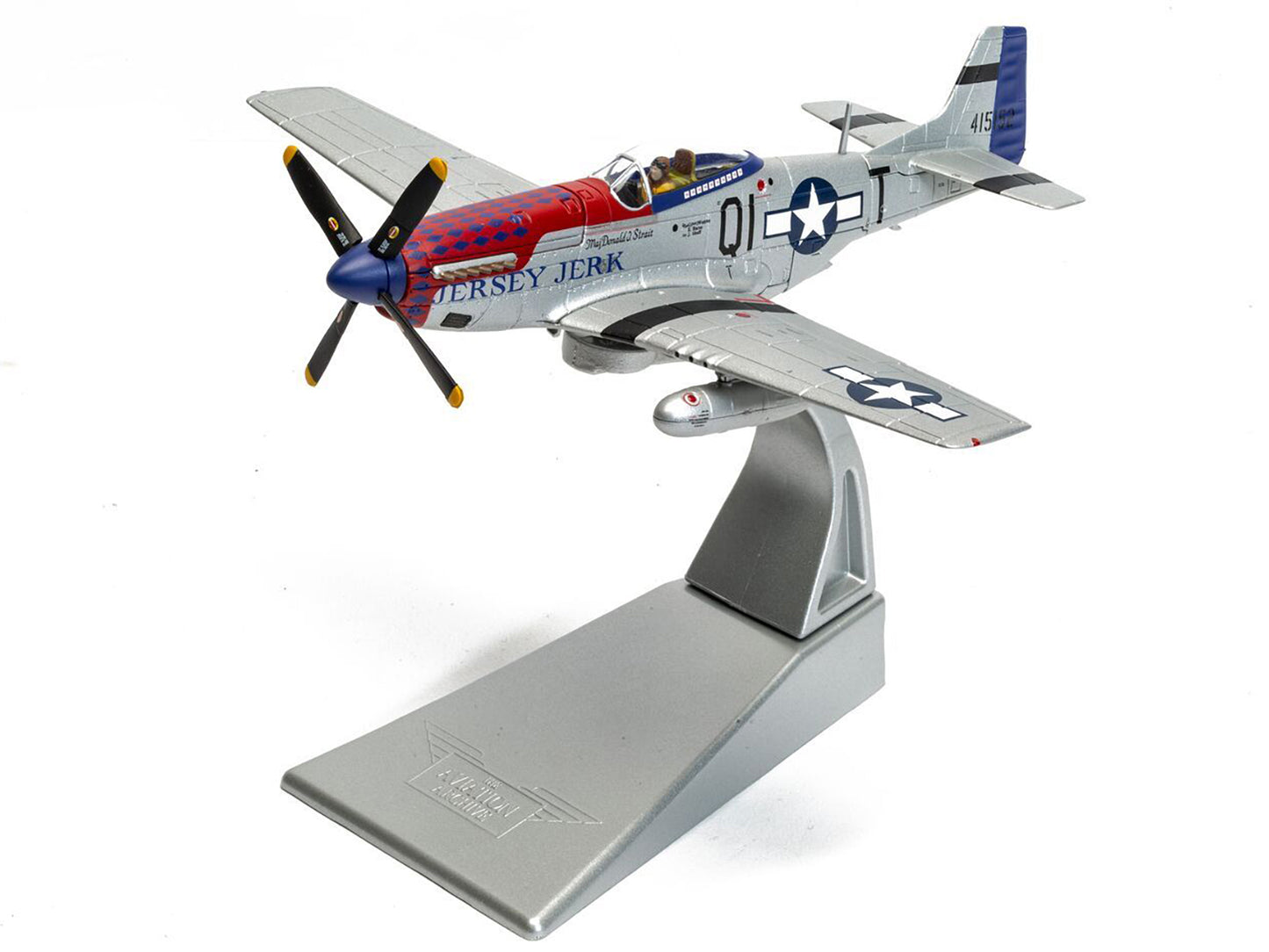 North American P-51D Mustang Aircraft "Jersey Jerk 361st Fighter Squadron Martlesham Heath" United States Army Air Forces "The Aviation Archive" Series 1/72 Diecast Model by Corgi-DiecastModeler.com