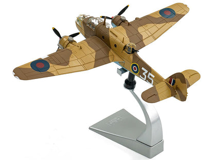 Bristol Beaufort MkIa Bomber Aircraft "EK979 Middle East Check and Conversion Unit" (1944) British Royal Air Force "The Aviation Archive" Series 1/72 Diecast Model by Corgi-DiecastModeler.com