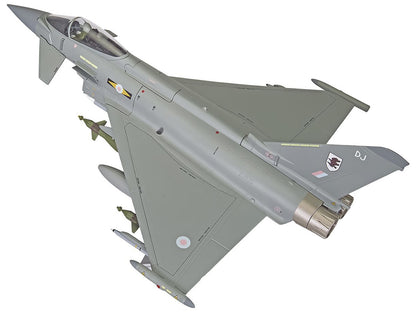 Eurofighter Typhoon FGR.4 Fighter Aircraft "RAF No.11 Squadron Operation Ellamy Gioia del Colle Air Base Italy" (2011) Royal Air Force "The Aviation Archive" Series 1/48 Diecast Model by Corgi-DiecastModeler.com