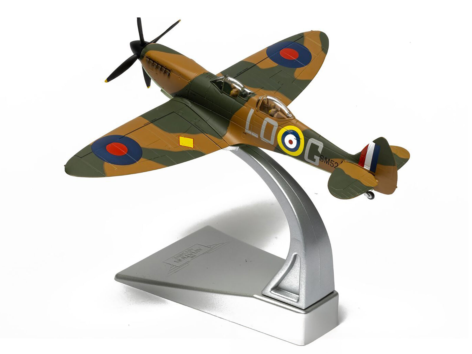 Supermarine Spitfire T.9 Aircraft "SM520 Spitfires.com Goodwood Aerodrome" British Royal Air Force "The Aviation Archive" Series 1/72 Diecast Model by Corgi-DiecastModeler.com