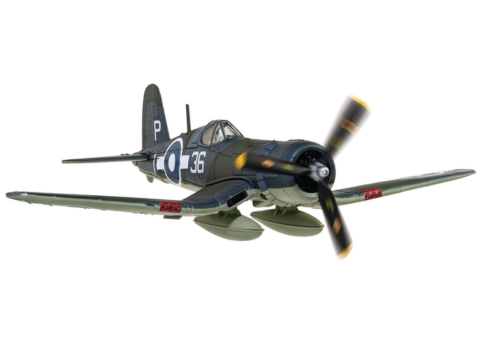Vought Corsair Mk. II Fighter Aircraft "JT537 1836 Naval Air Squadron HMS Victorious Battle of Okinawa" (1945) British Royal Navy Fleet Air Arm "The Aviation Archive" Series 1/72 Diecast Model by Corgi-DiecastModeler.com