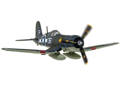 Vought Corsair Mk. II Fighter Aircraft "JT537 1836 Naval Air Squadron HMS Victorious Battle of Okinawa" (1945) British Royal Navy Fleet Air Arm "The Aviation Archive" Series 1/72 Diecast Model by Corgi-DiecastModeler.com