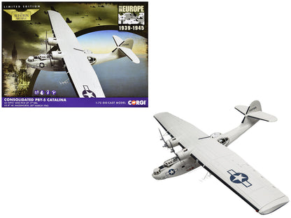 Consolidated PBY-5 Catalina Patrol Aircraft "Miss Pick Up 5th ERS 8th AF Halesworth" (1945) United States Army Air Forces "The Aviation Archive" Series 1/72 Diecast Model by Corgi-DiecastModeler.com