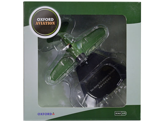 Polikarpov I-16 Fighter Aircraft "Xin-Jiang Yi-li Aviation School" Republic of China Air Force "Oxford Aviation" Series 1/72 Diecast Model Airplane by Oxford Diecast