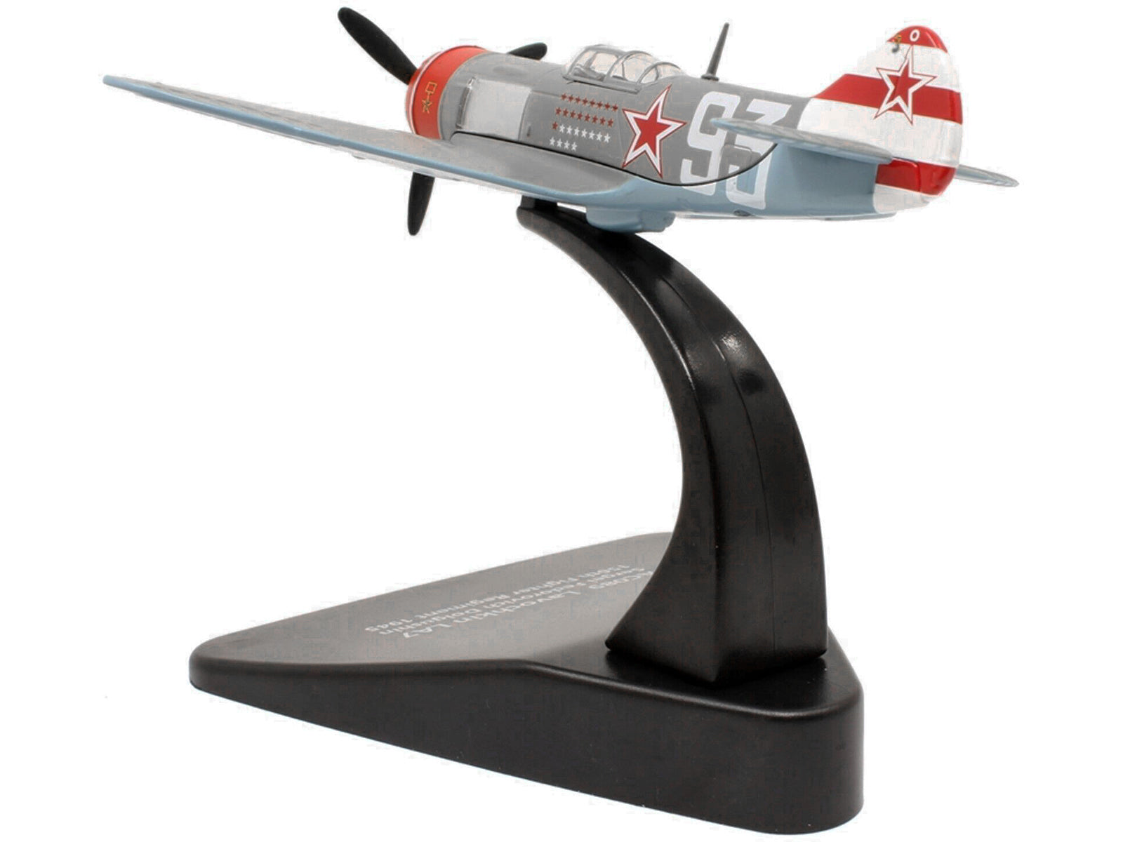Lavochkin LA7 Fighter Plane Sergei Federovich Dolgushin 156th Fighter Regiment (1945) "Oxford Aviation" Series 1/72 Diecast Model Airplane by Oxford Diecast-DiecastModeler.com