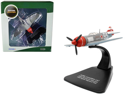 Lavochkin LA7 Fighter Plane Sergei Federovich Dolgushin 156th Fighter Regiment (1945) "Oxford Aviation" Series 1/72 Diecast Model Airplane by Oxford Diecast-DiecastModeler.com