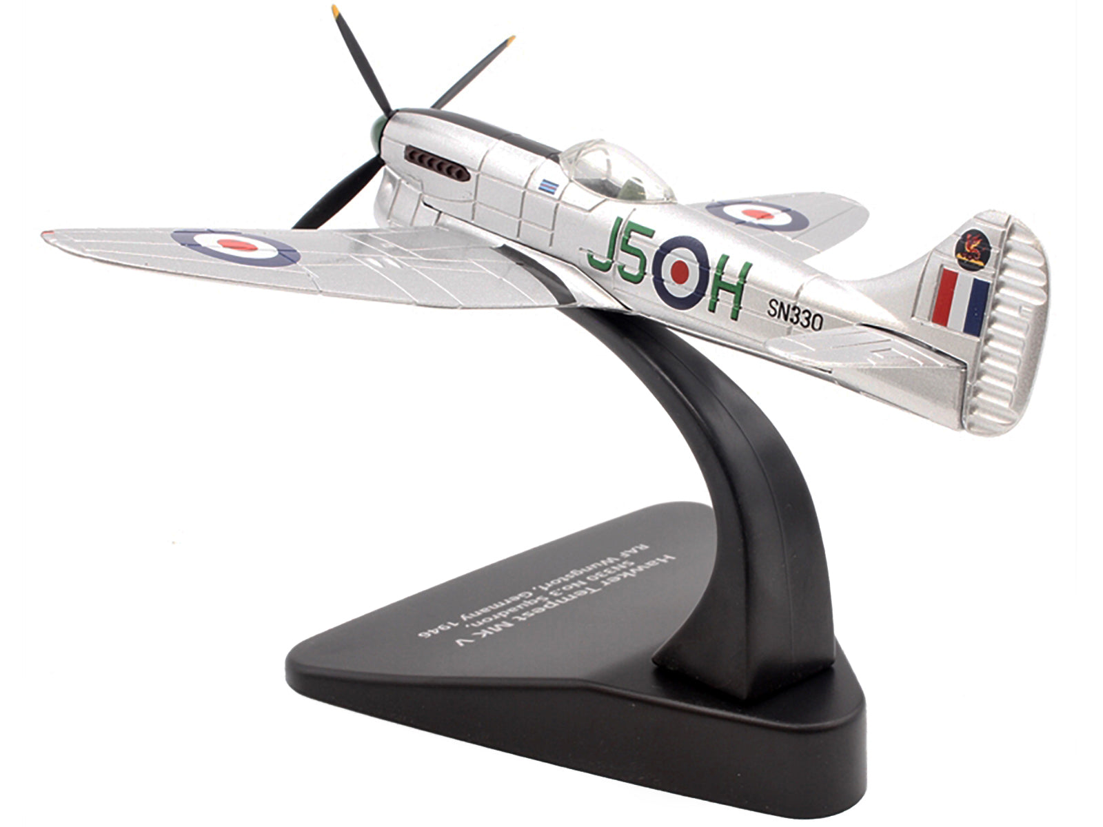 Hawker Tempest MK V Fighter Plane SN330 No.3 Squadron RAF Wunstorf Germany (1946) "Oxford Aviation" Series 1/72 Diecast Model Airplane by Oxford Diecast-DiecastModeler.com