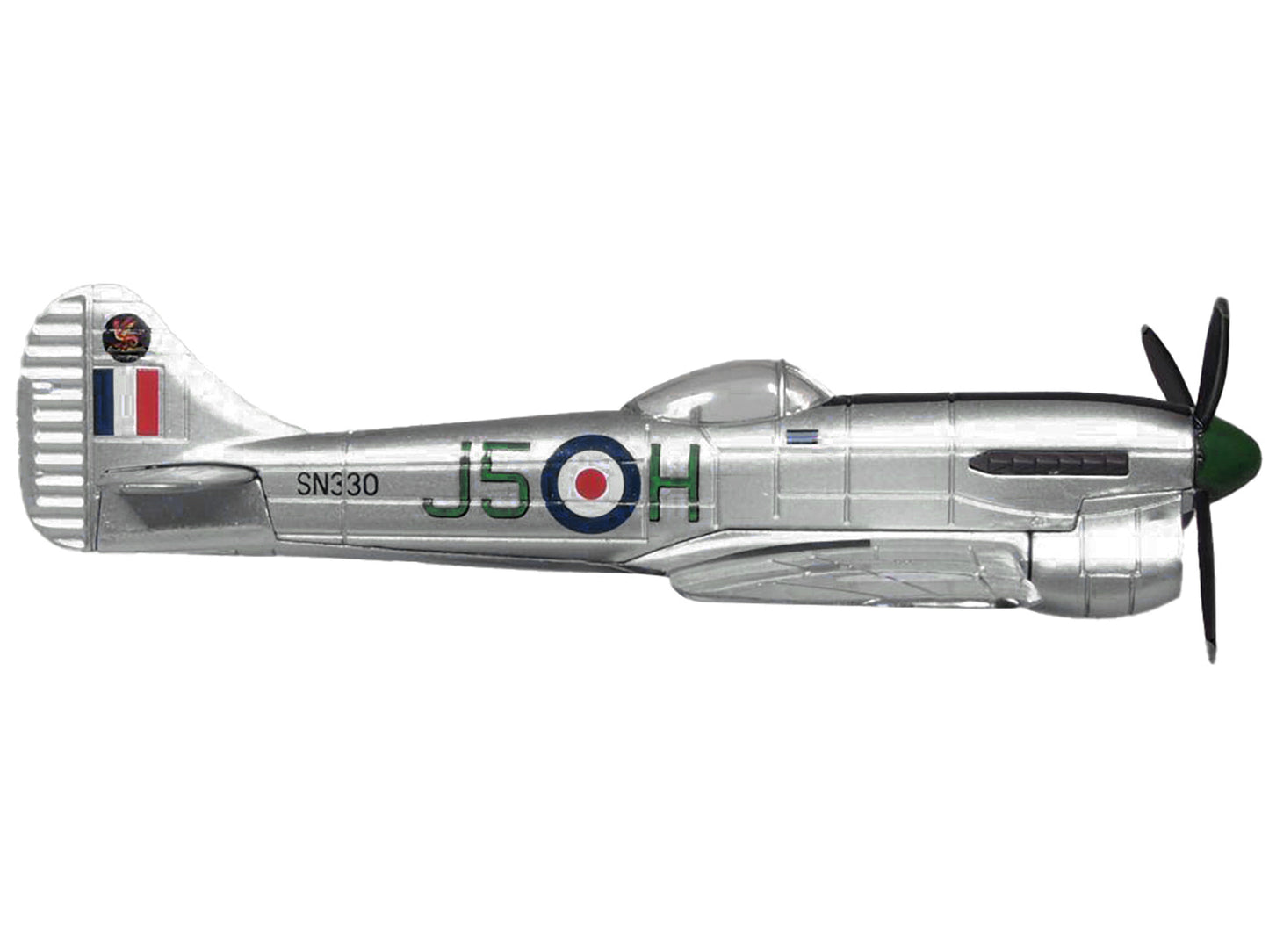 Hawker Tempest MK V Fighter Plane SN330 No.3 Squadron RAF Wunstorf Germany (1946) "Oxford Aviation" Series 1/72 Diecast Model Airplane by Oxford Diecast-DiecastModeler.com