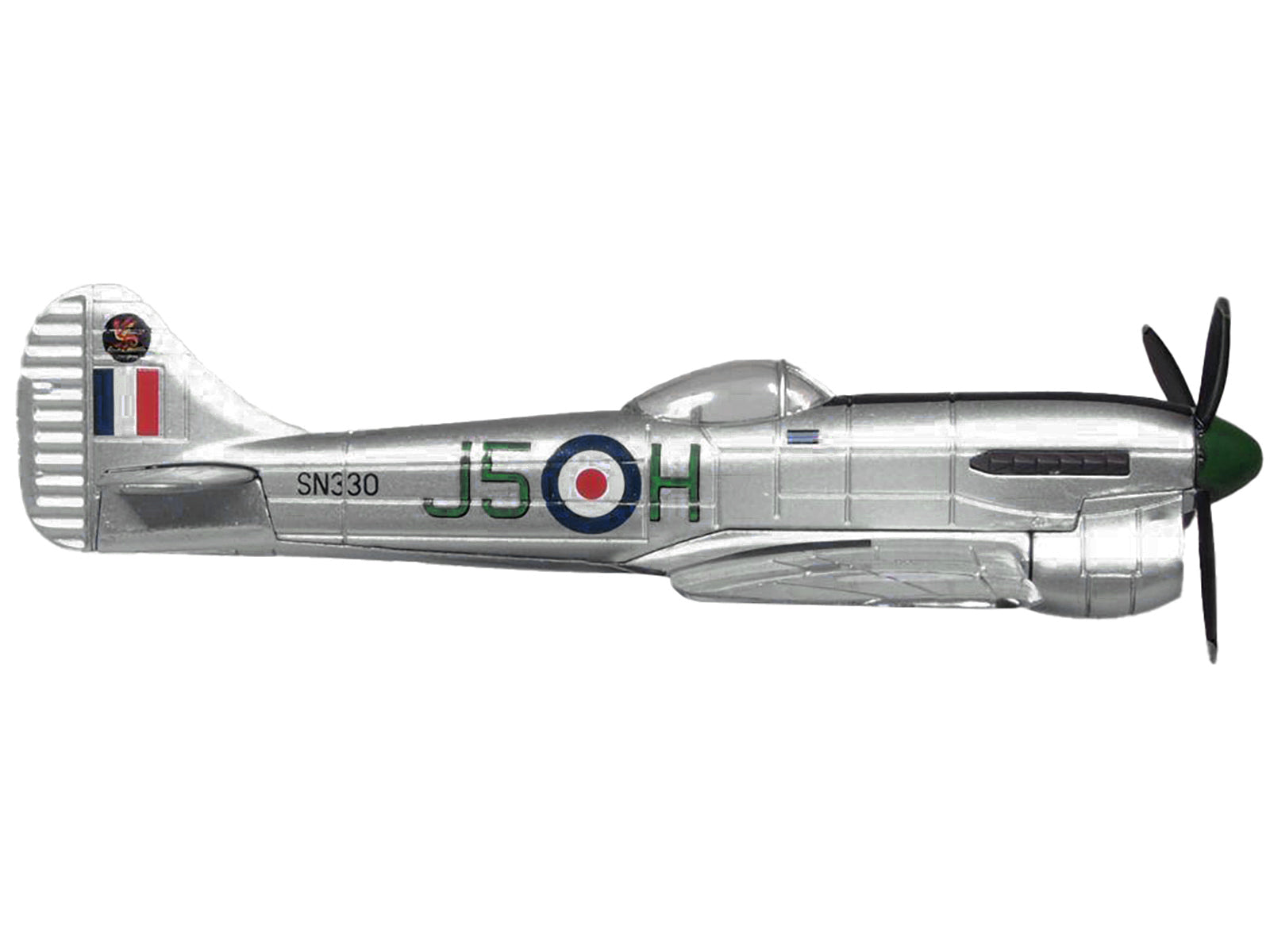 Hawker Tempest MK V Fighter Plane SN330 No.3 Squadron RAF Wunstorf Germany (1946) "Oxford Aviation" Series 1/72 Diecast Model Airplane by Oxford Diecast-DiecastModeler.com