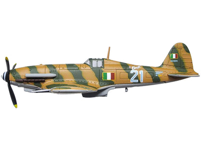 Fiat G55 Centauro Fighter Aircraft "1 Gruppo 3 Squadriglia MM.91147 Italy" (1944) Italian Air Force "Oxford Aviation" Series 1/72 Diecast Model Airplane by Oxford Diecast-DiecastModeler.com