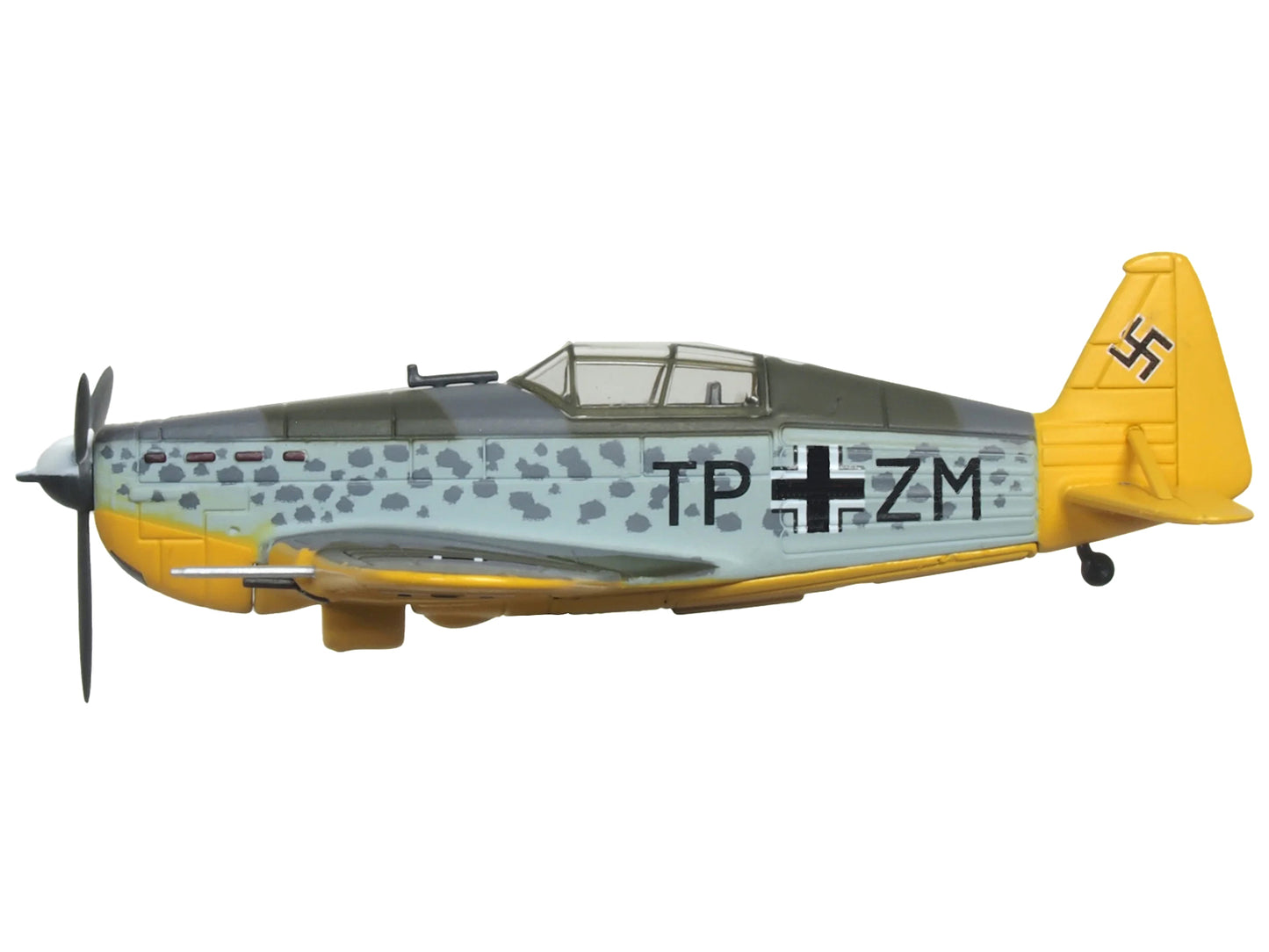 Morane-Saulnier M.S.406 Fighter Aircraft "KG200 Ossun-Tarbes France" (1943) German Luftwaffe "Oxford Aviation" Series 1/72 Diecast Model Airplane by Oxford Diecast-DiecastModeler.com