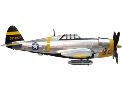 Republic P-47D Thunderbolt Fighter Plane USAAF "Captain Daniel Boone 333rd Fighter Squadron 318th Fighter Group" "Oxford Aviation" Series 1/72 Diecast Model Airplane by Oxford Diecast-DiecastModeler.com