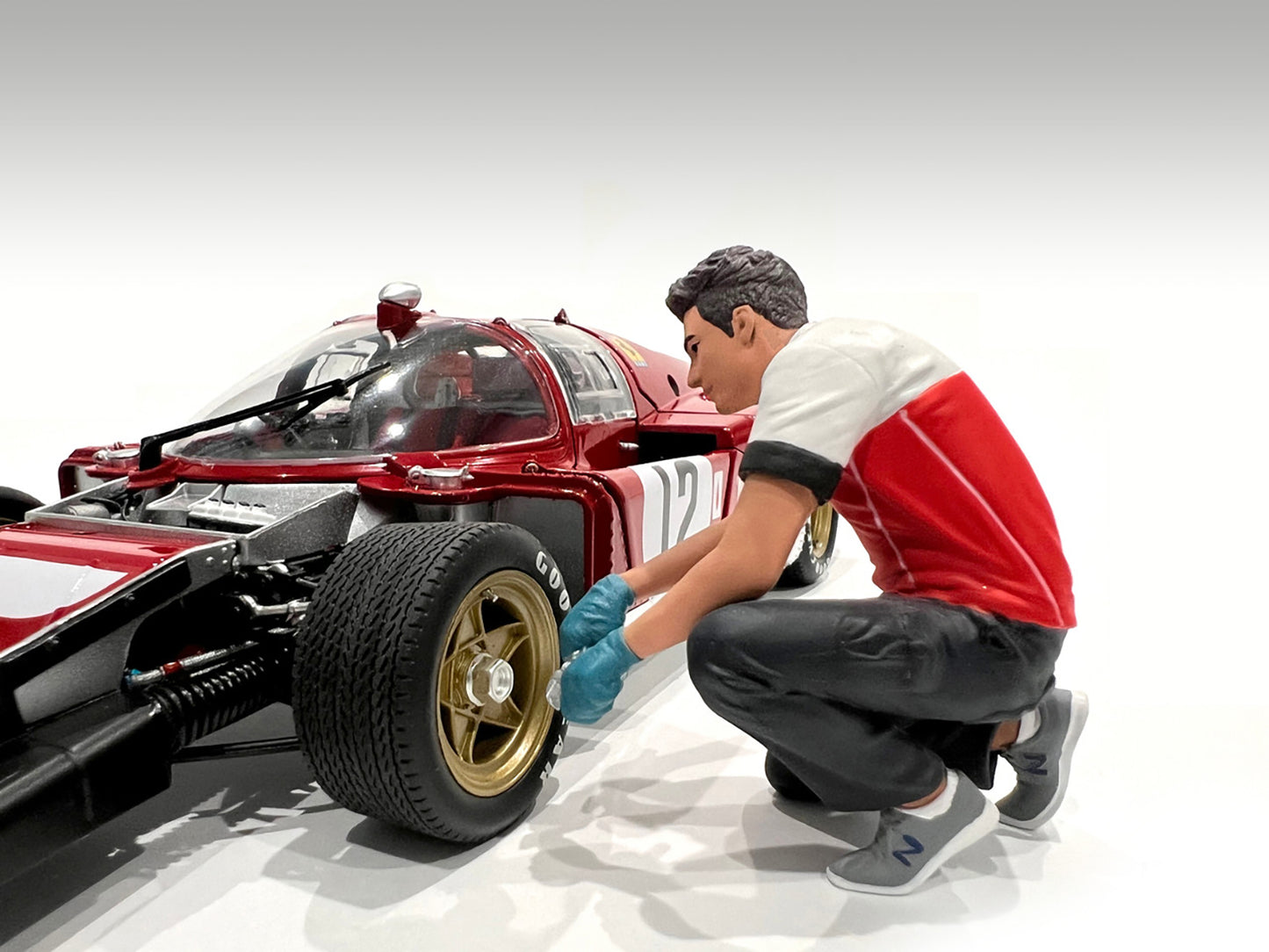 "Race Crew" Figure #5 for 1/18 scale models by American Diorama-DiecastModeler.com