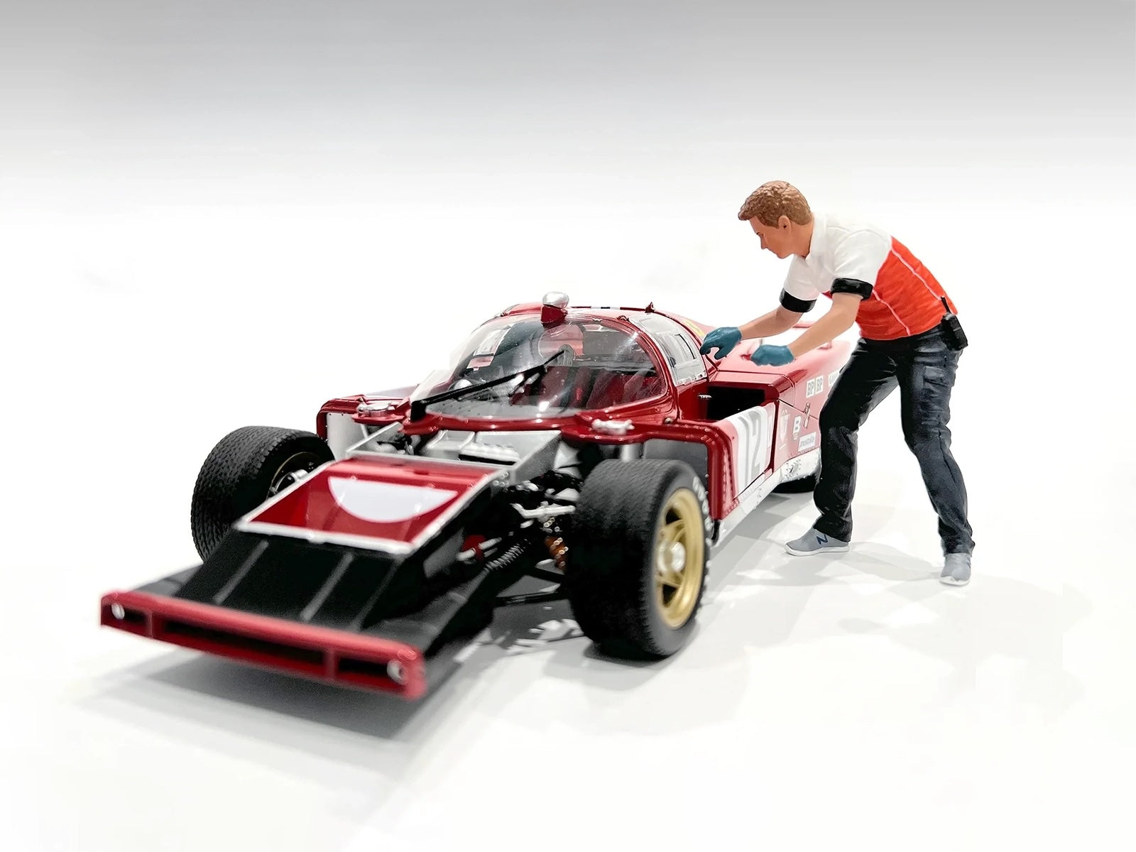 "Race Crew" Figure #6 for 1/18 scale models by American Diorama-DiecastModeler.com