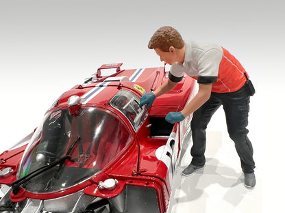 "Race Crew" Figure #6 for 1/18 scale models by American Diorama-DiecastModeler.com