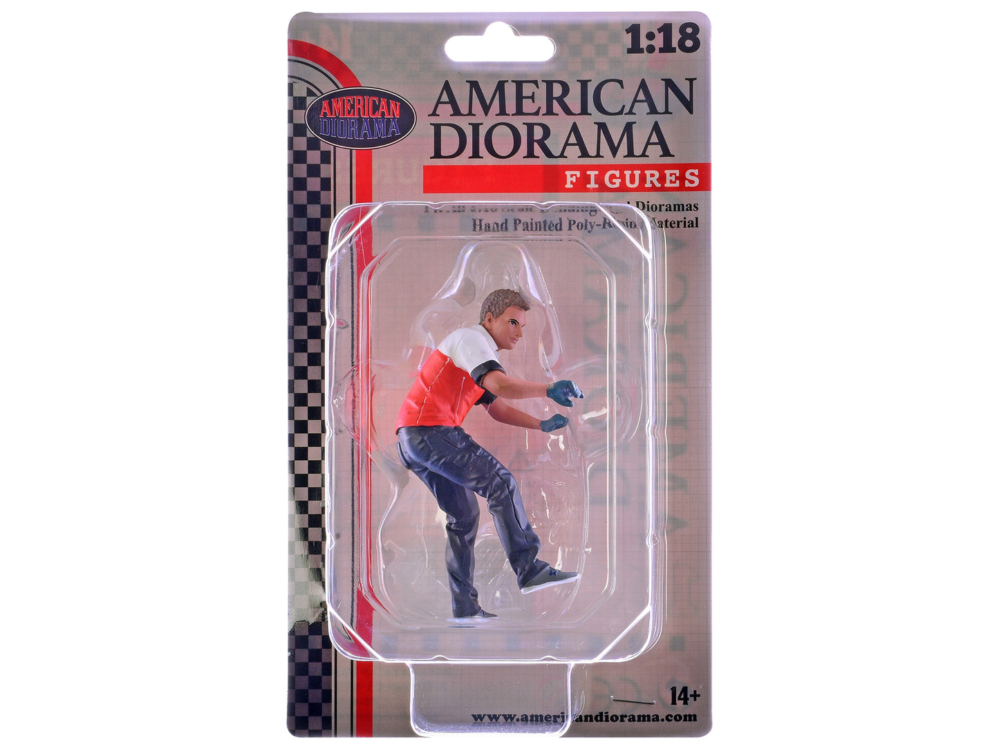 "Race Crew" Figure #6 for 1/18 scale models by American Diorama