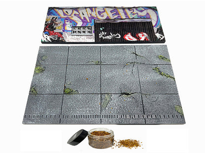 "American Diorama X INK BMBRS - LA Graffiti" Street Art Diorama for 1/64 Scale Models by American Diorama-DiecastModeler.com