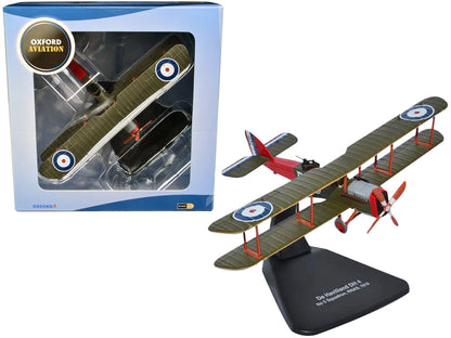De Havilland DH4 Bomber Plane "5 Squadron Royal Naval Air Service" (1918) "Oxford Aviation" Series 1/72 Diecast Model Airplane by Oxford Diecast-DiecastModeler.com