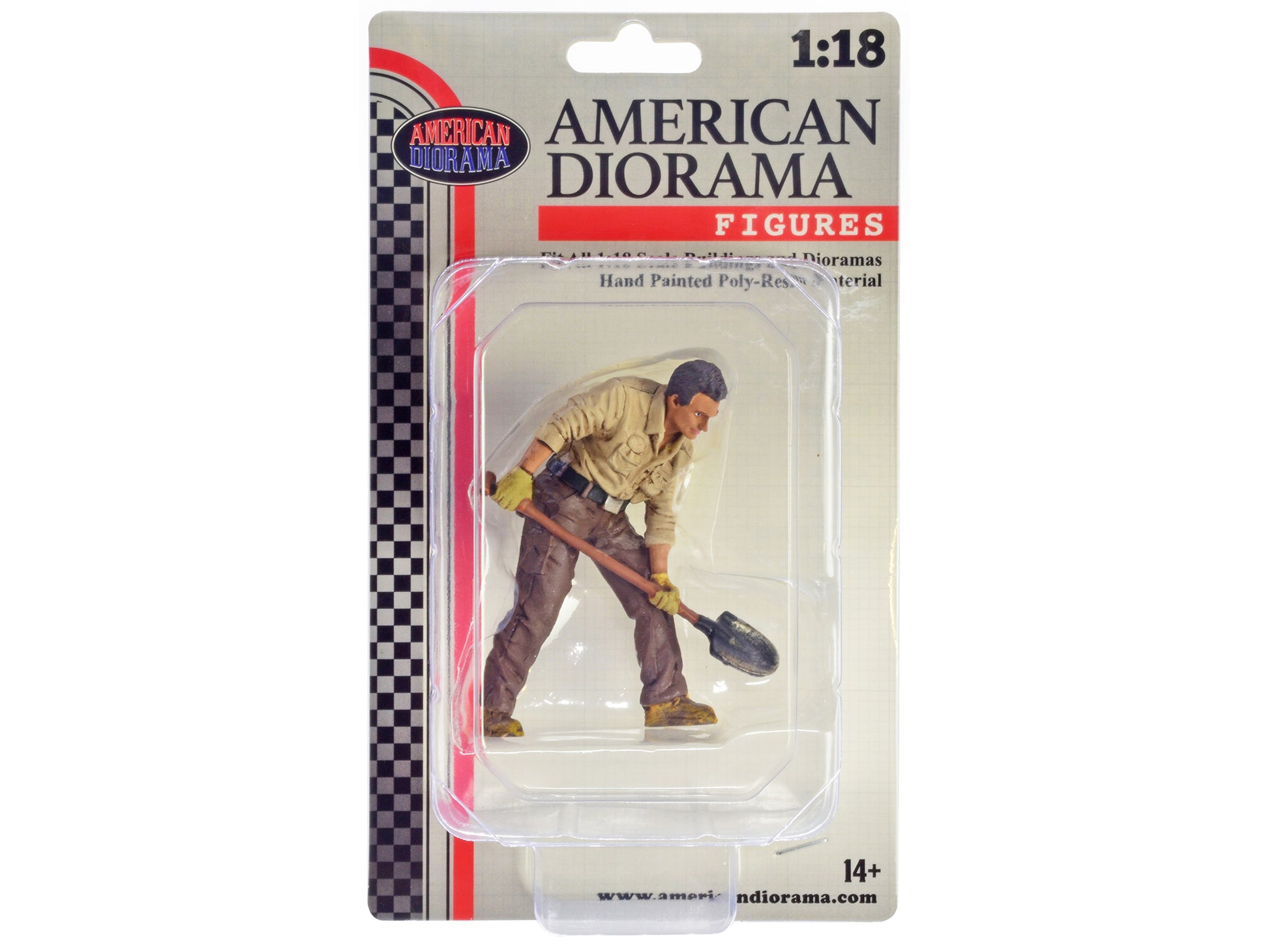 "4X4 Mechanic" Figure 4 for 1/18 Scale Models by American Diorama-DiecastModeler.com