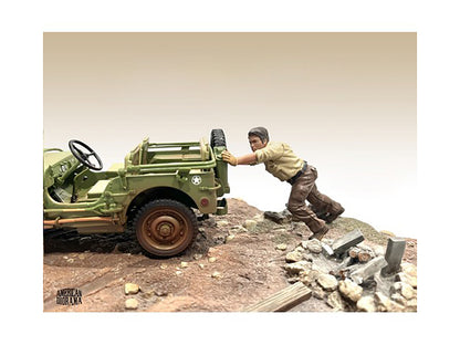 "4X4 Mechanic" Figure 5 for 1/18 Scale Models by American Diorama-DiecastModeler.com