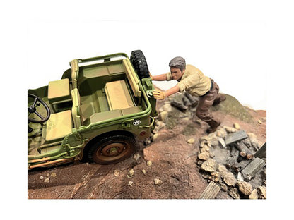 "4X4 Mechanic" Figure 5 for 1/18 Scale Models by American Diorama-DiecastModeler.com