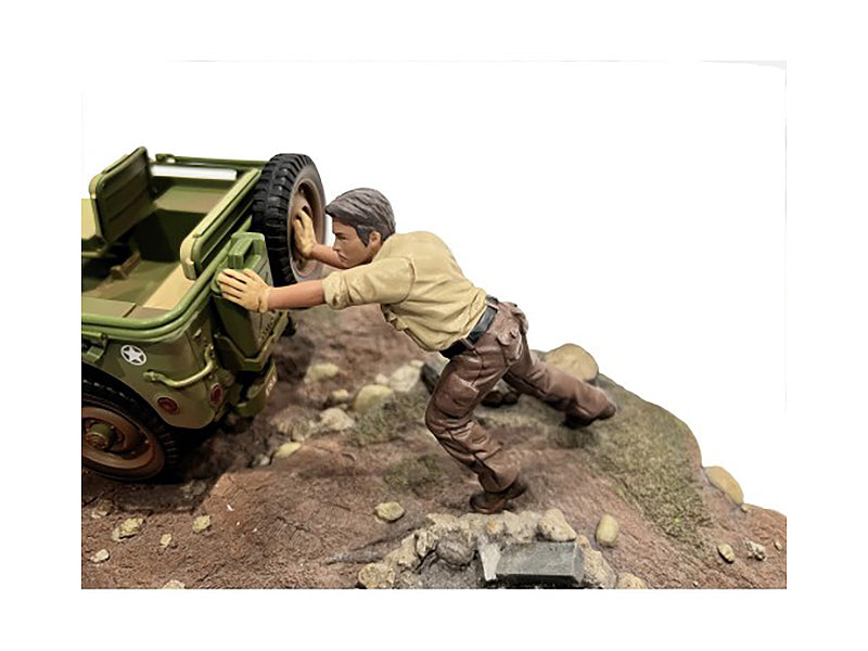 "4X4 Mechanic" Figure 5 for 1/18 Scale Models by American Diorama-DiecastModeler.com