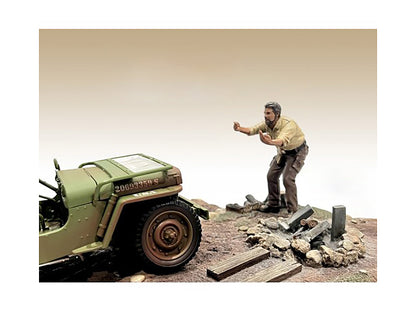 "4X4 Mechanic" Figure 6 for 1/18 Scale Models by American Diorama-DiecastModeler.com