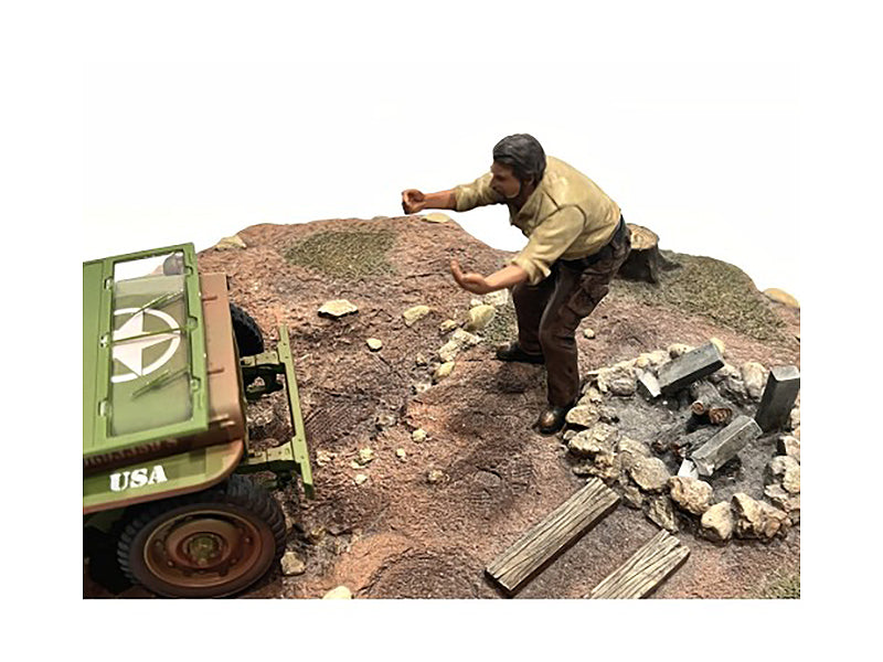 "4X4 Mechanic" Figure 6 for 1/18 Scale Models by American Diorama-DiecastModeler.com