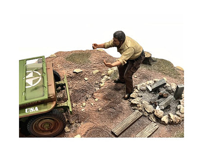 "4X4 Mechanic" Figure 6 for 1/18 Scale Models by American Diorama-DiecastModeler.com