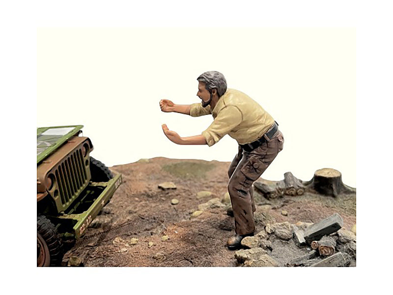 "4X4 Mechanic" Figure 6 for 1/18 Scale Models by American Diorama-DiecastModeler.com
