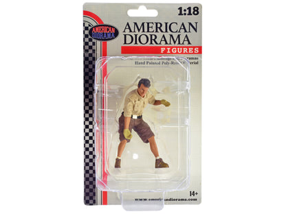 "4X4 Mechanic" Figure 8 with Board Accessory for 1/18 Scale Models by American Diorama-DiecastModeler.com