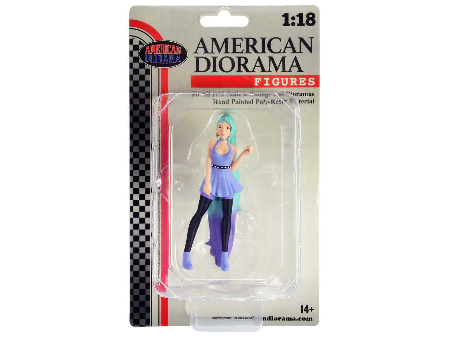 "Cosplay Girls" Figure 4 for 1/18 Scale Models by American Diorama-DiecastModeler.com