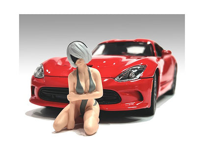 "Cosplay Girls" Figure 5 for 1/18 Scale Models by American Diorama-DiecastModeler.com