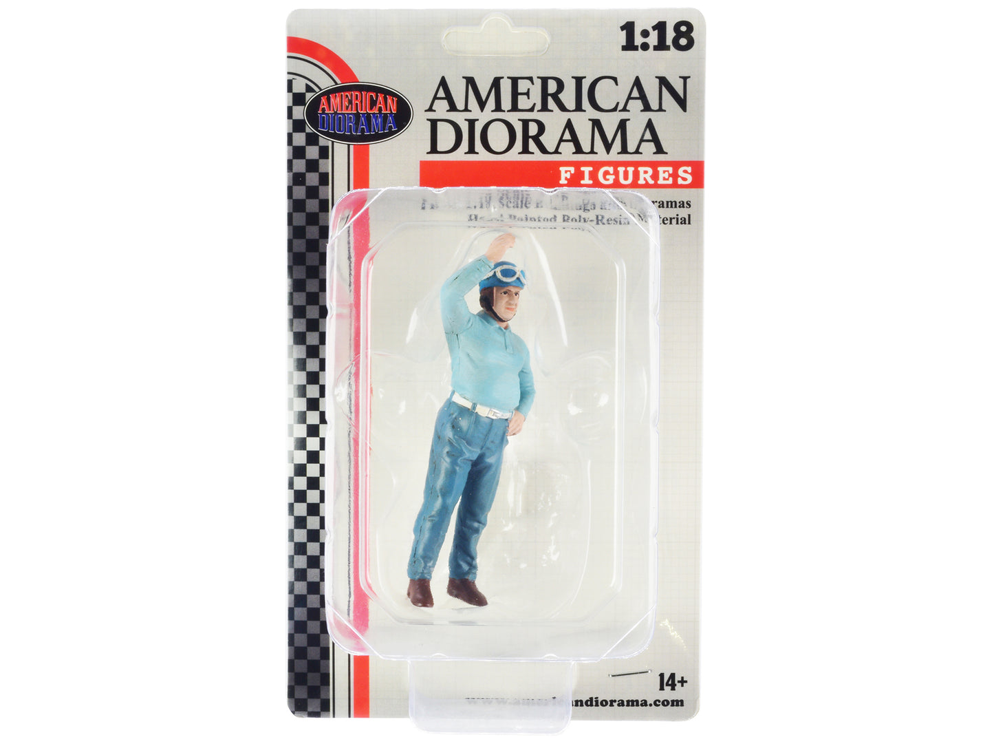 "Racing Legends" 50's Figure B for 1/18 Scale Models by American Diorama-DiecastModeler.com
