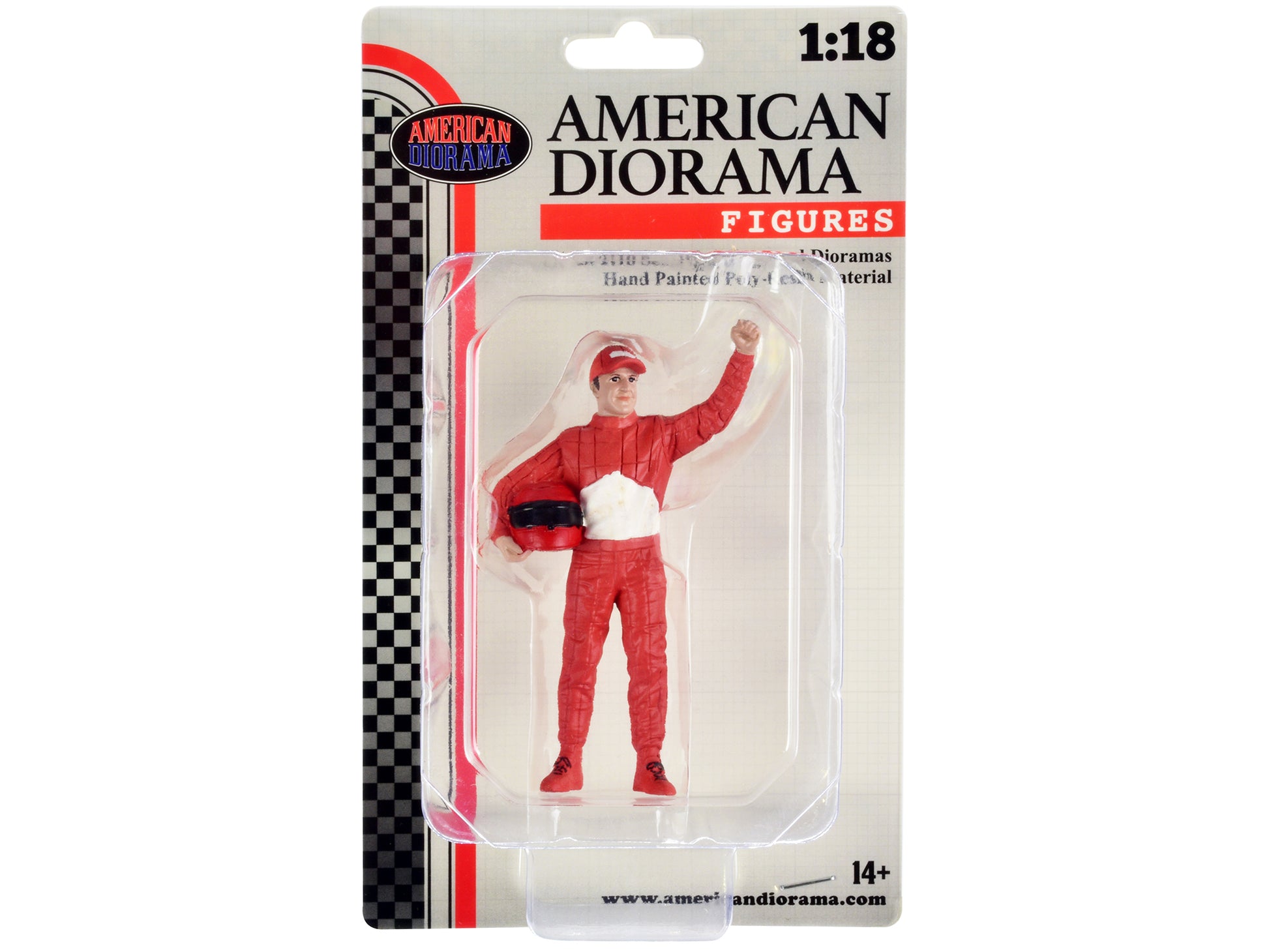 "Racing Legends" 90's Figure B for 1/18 Scale Models by American Diorama-DiecastModeler.com