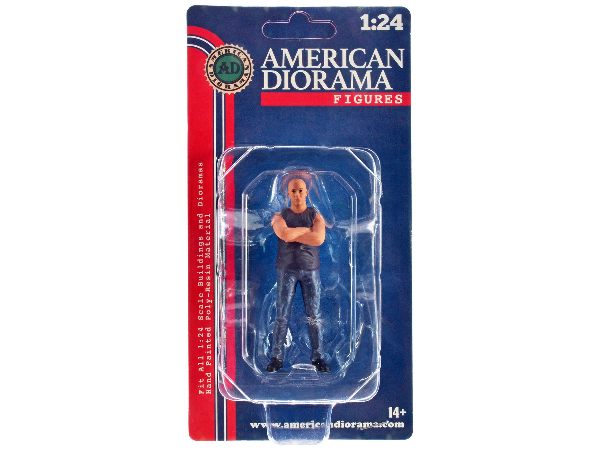 "Car Meet 3" Figurine 1 for 1/24 Scale Models by American Diorama-DiecastModeler.com