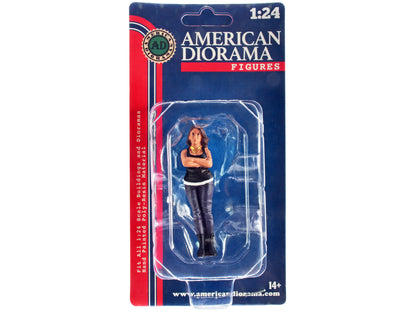 "Car Meet 3" Figurine 2 for 1/24 Scale Models by American Diorama-DiecastModeler.com