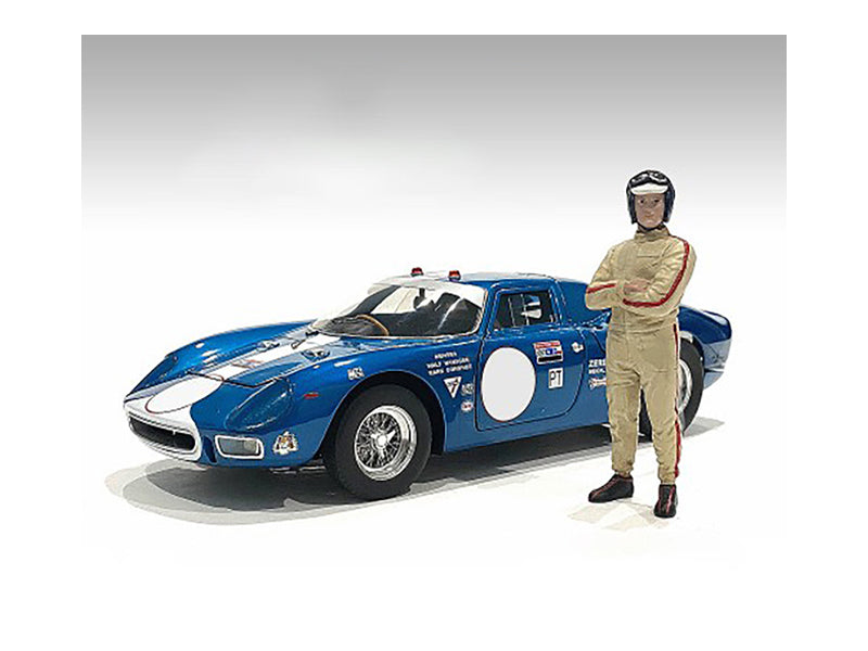 "Racing Legends" 60's Set of 2 Diecast Figures for 1/43 Scale Models by American Diorama-DiecastModeler.com