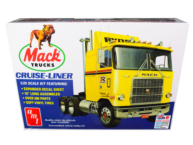 Skill 3 Model Kit Mack Cruise-Liner Truck 1/25 Scale Model by AMT-DiecastModeler.com