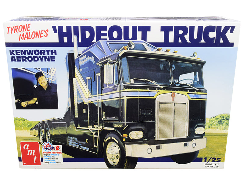 Skill 3 Model Kit Tyrone Malone's Kenworth Aerodyne "Hideout Truck" 1/25 Scale Model by AMT-DiecastModeler.com
