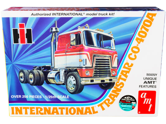 Skill 3 Model Kit International Transtar CO-4070A Truck Tractor 1/25 Scale Model by AMT-DiecastModeler.com