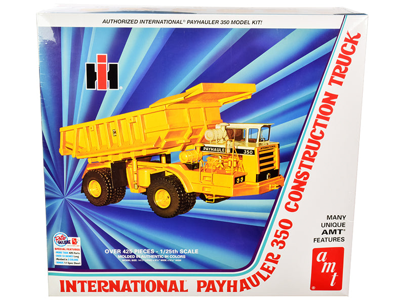 Skill 3 Model Kit International Payhauler 350 Construction Dump Truck 1/25 Scale Model by AMT-DiecastModeler.com