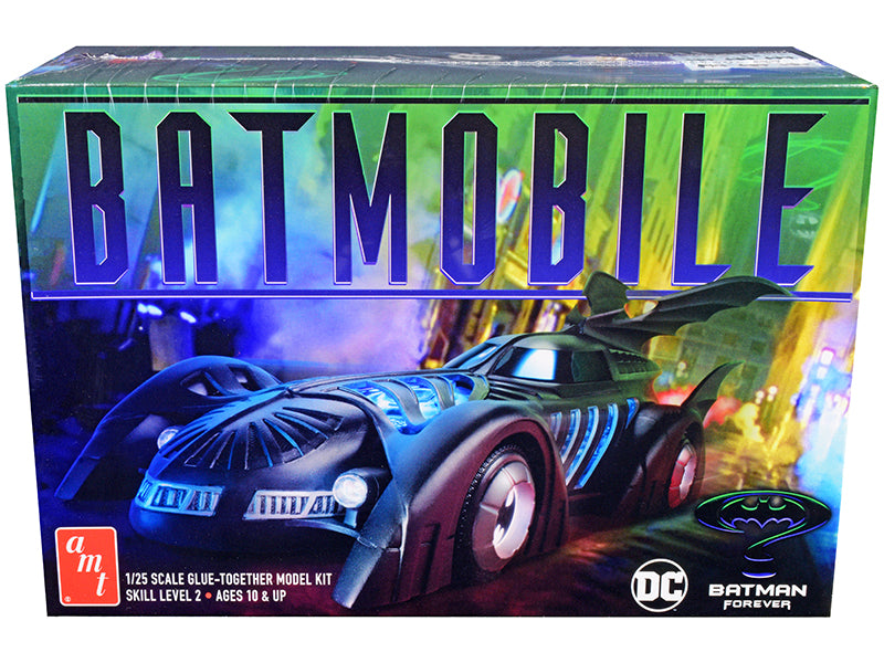 Skill 2 Model Kit Batmobile "Batman Forever" (1995) Movie 1/25 Scale Model by AMT-DiecastModeler.com